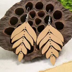 NEW … BOHO “Leaf” Pendent Earrings